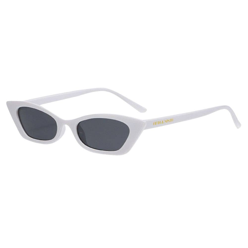 Giselle Sunglasses: White / 100% UV Protection