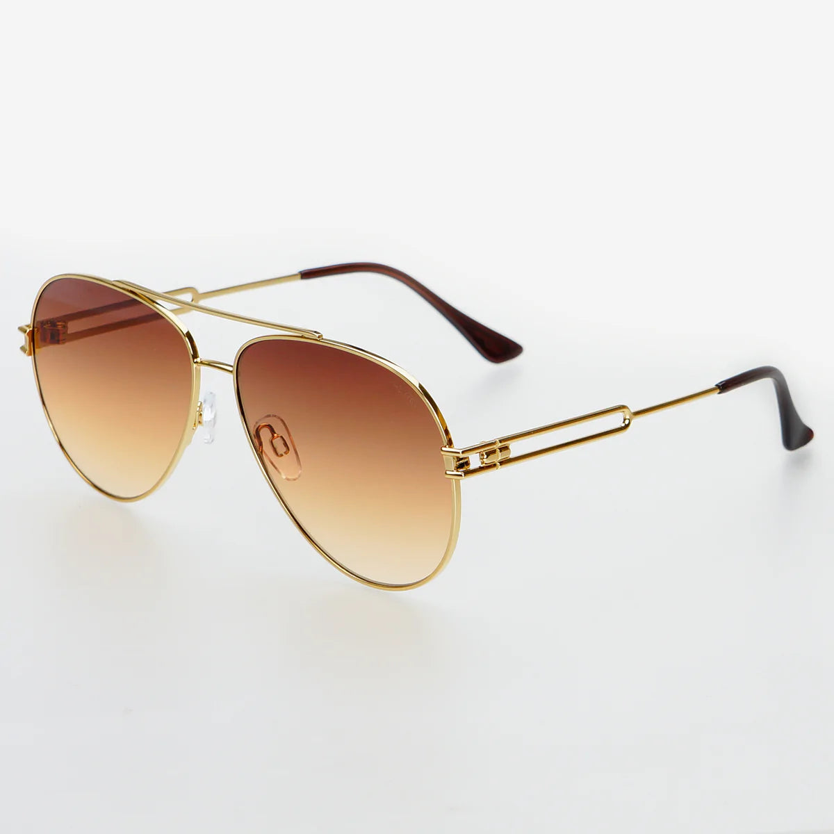Henry Gold Brown Sunglasses