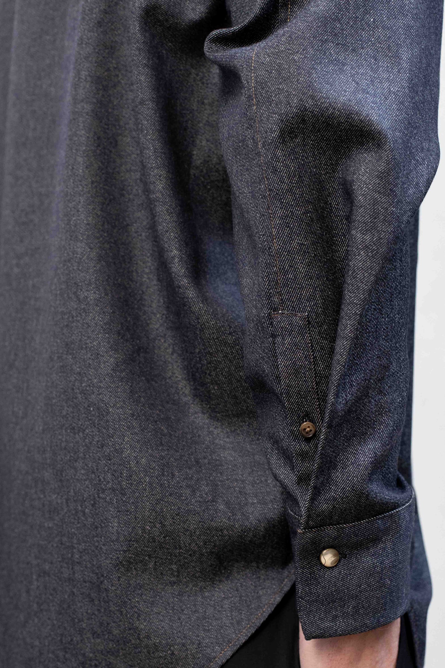 Dress Shirt in Indigo Pima Cotton