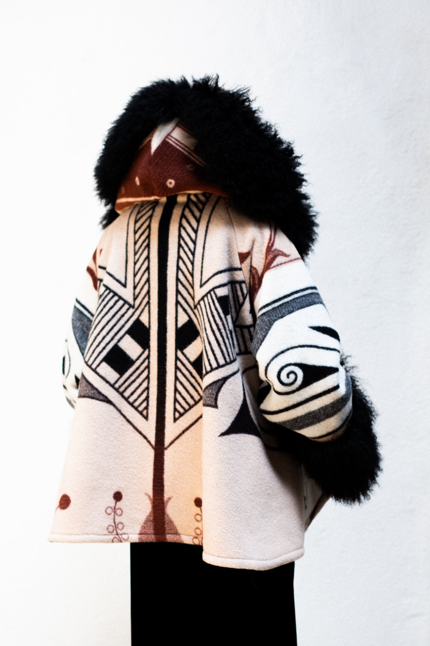 Lindsey Thornburg Shearling Cloak