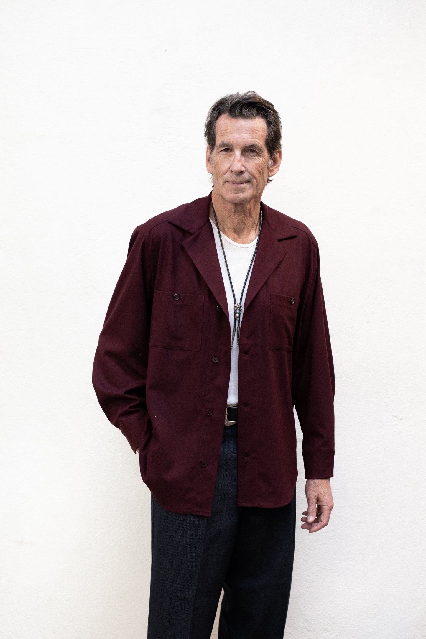 Casual Blouse Burgundy