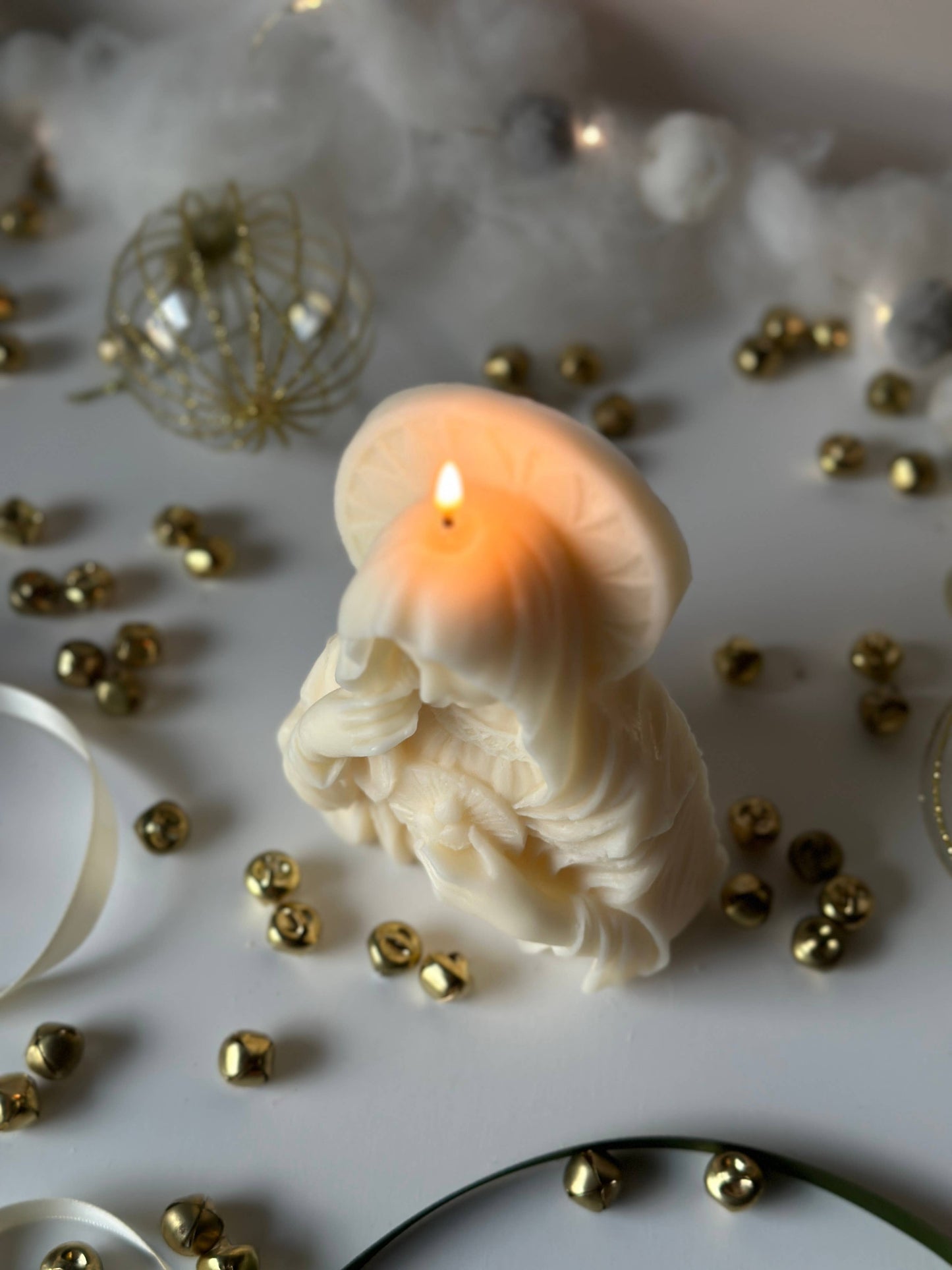 Saint Maria | Easter Candles | Spring Decor: Amber Noir