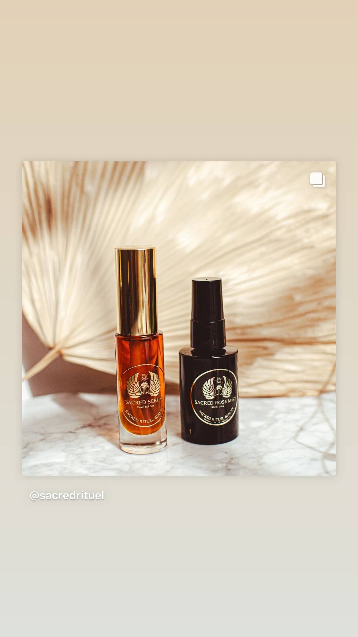 Sacred Travel Set ~ Mini versions 