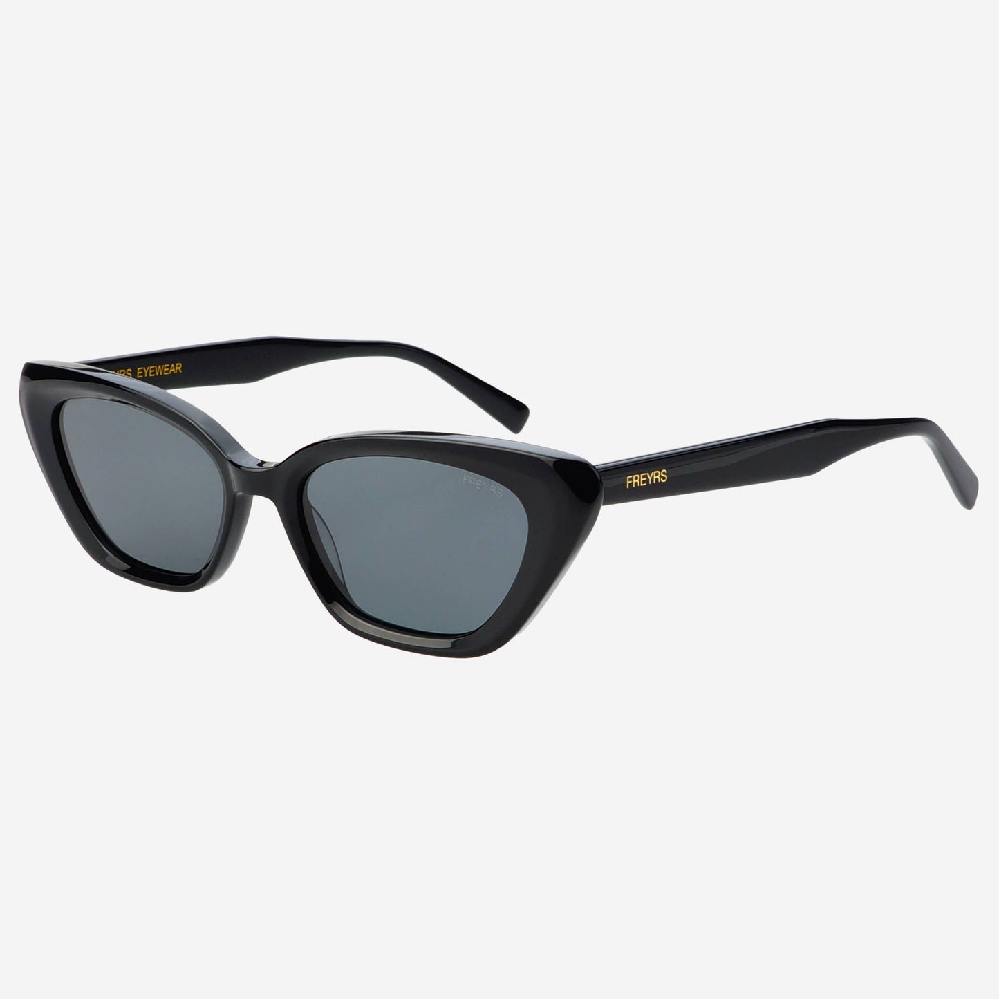 Mia Acetate Cat Eye Womens Sunglasses   : Black