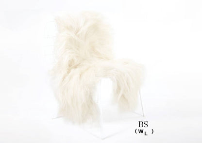 White Icelandic Sheepskin Throw Rug