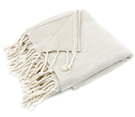 Organic Non Dyed Turkish Cotton Towel