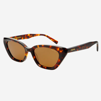 Mia Acetate Cat Eye Womens Sunglasses : Brown Tortoise