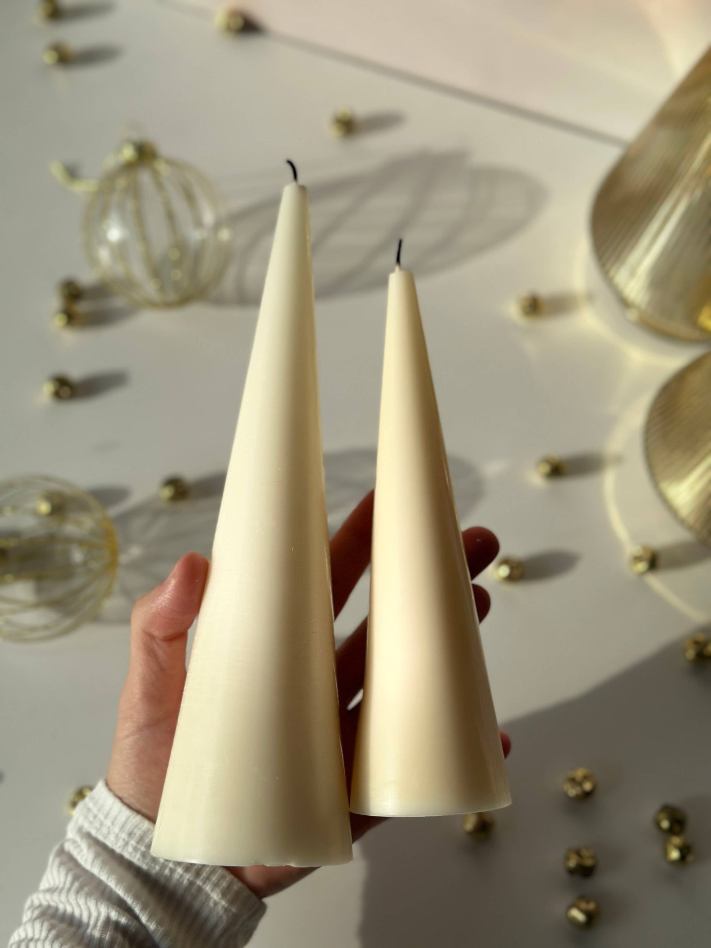 Cone Christmas Tree | Holiday Candles | Christmas Decor: Small & Medium