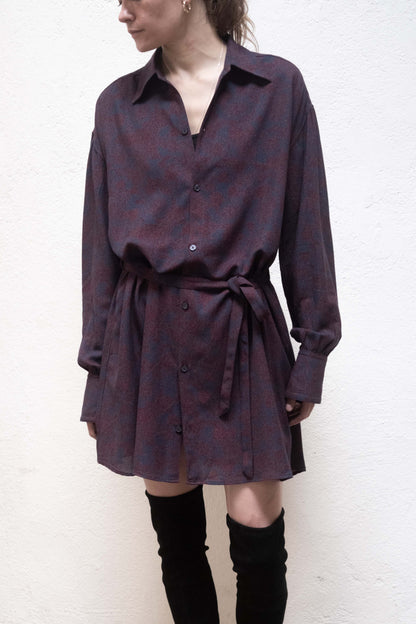 Arc Dress Maroon