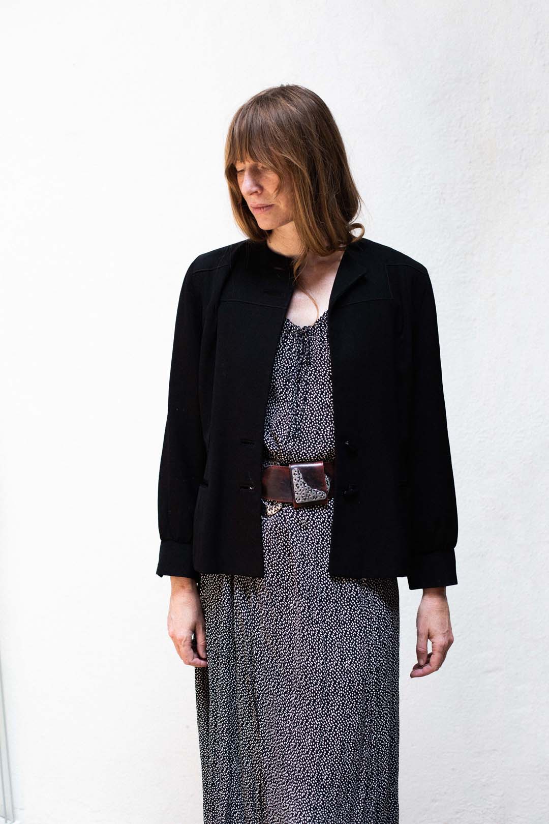 Vintage Black Wool Jacket
