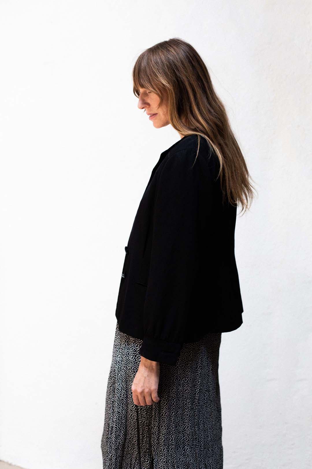 Vintage Black Wool Jacket