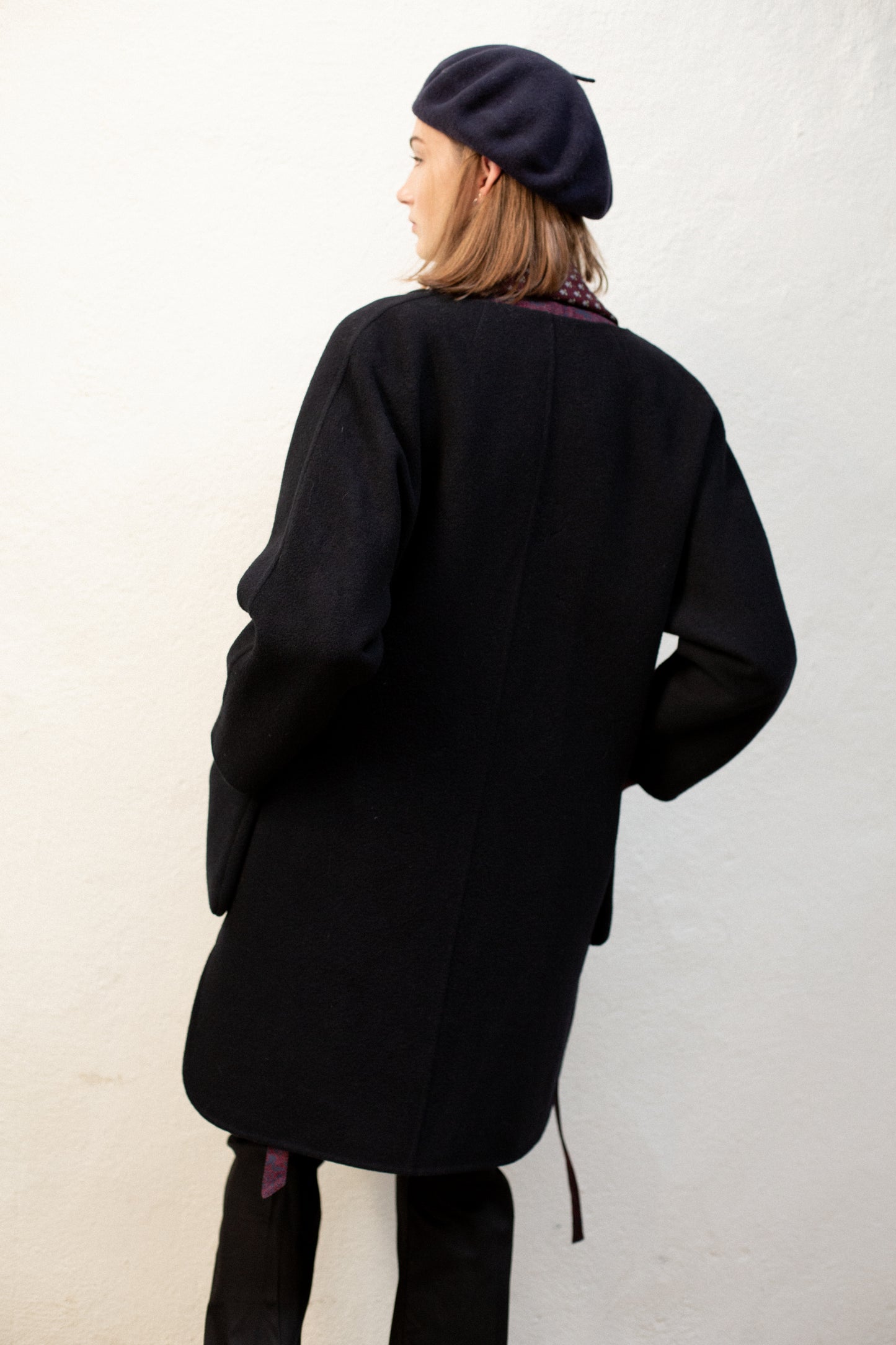 Sofie D’Hoore Dark Blue Wool Coat