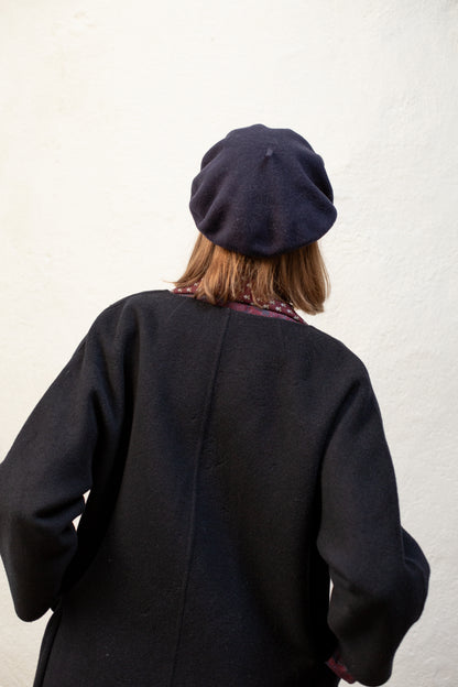 Sofie D’Hoore Dark Blue Wool Coat