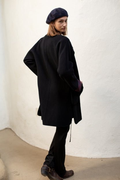 Sofie D’Hoore Dark Blue Wool Coat