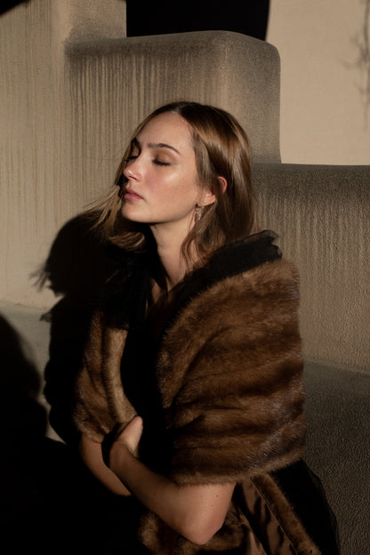 Mink Fur Shawl