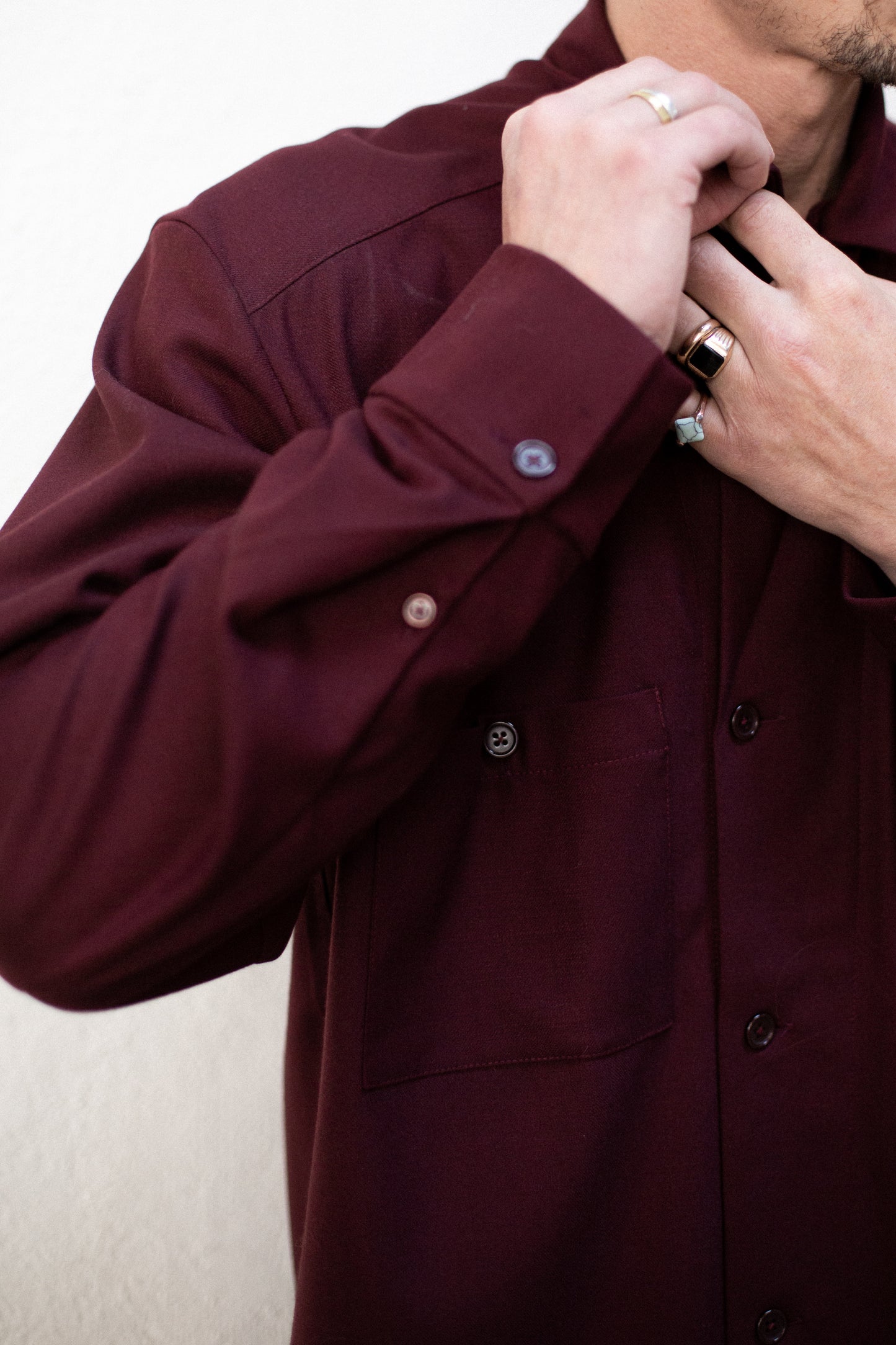 Casual Blouse Burgundy