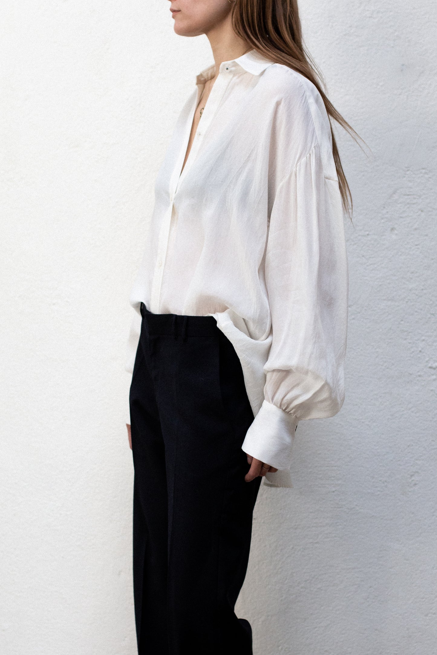 Femme Arc Blouse White