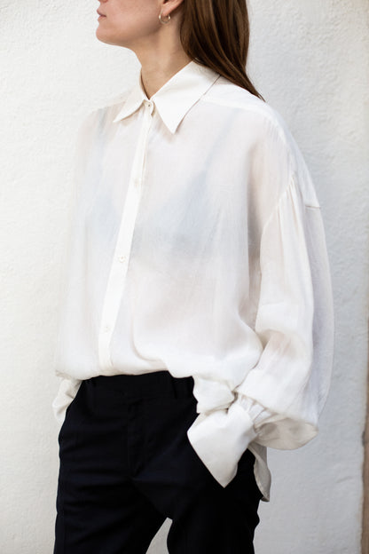 Femme Arc Blouse White