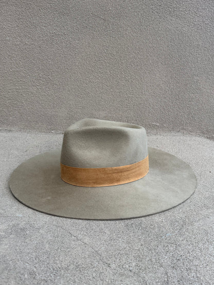 Brown wool Janessa Leone hat