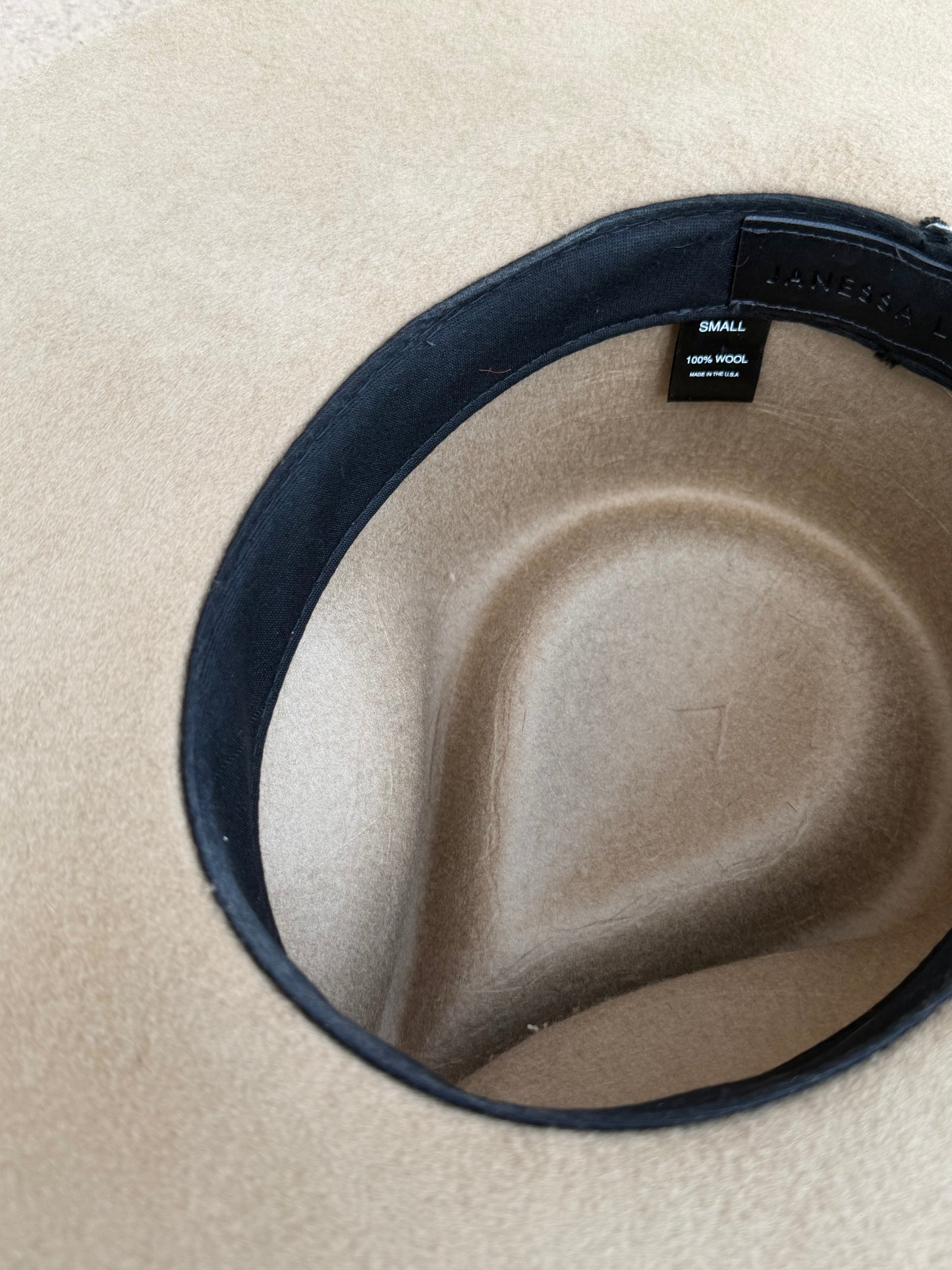 Brown wool Janessa Leone hat