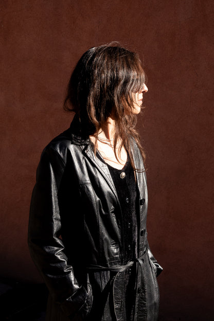 Vintage Leather Trench