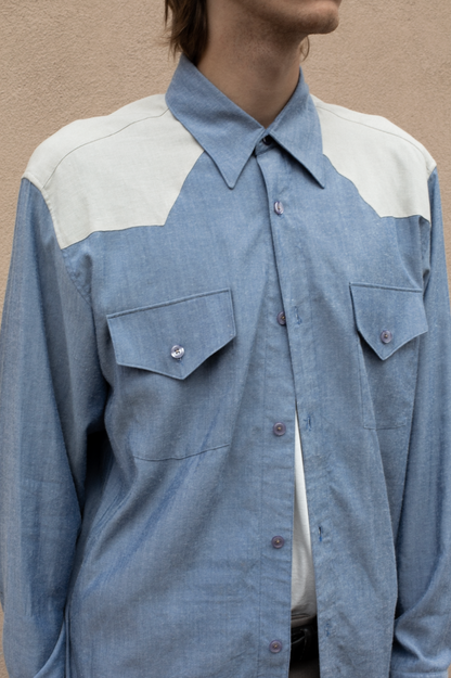 Chambrey Blue Shirt