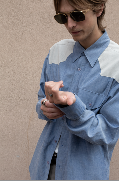 Chambrey Blue Shirt