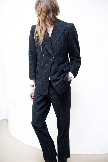 Custom Made Vintage Wool Suit with Pants