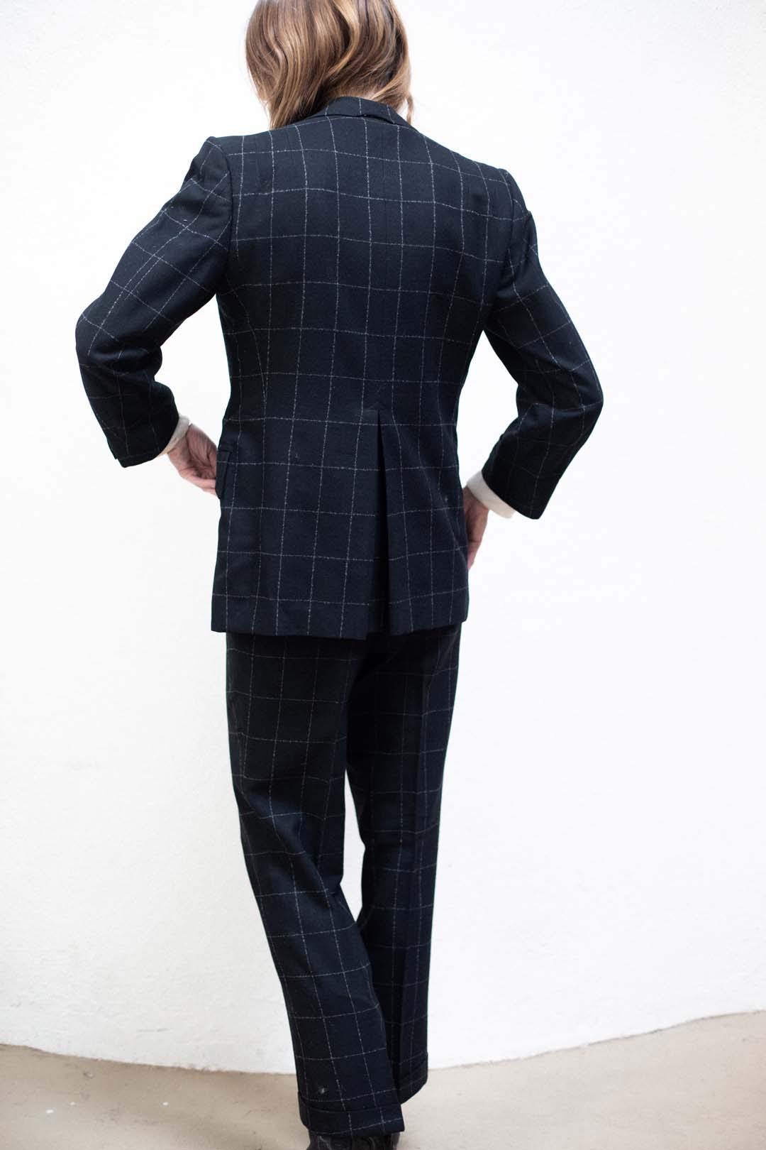 Custom Made Vintage Wool Suit with Pants