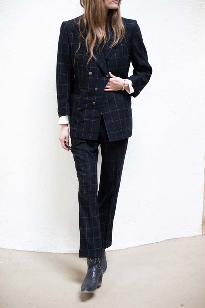 Custom Made Vintage Wool Suit with Pants