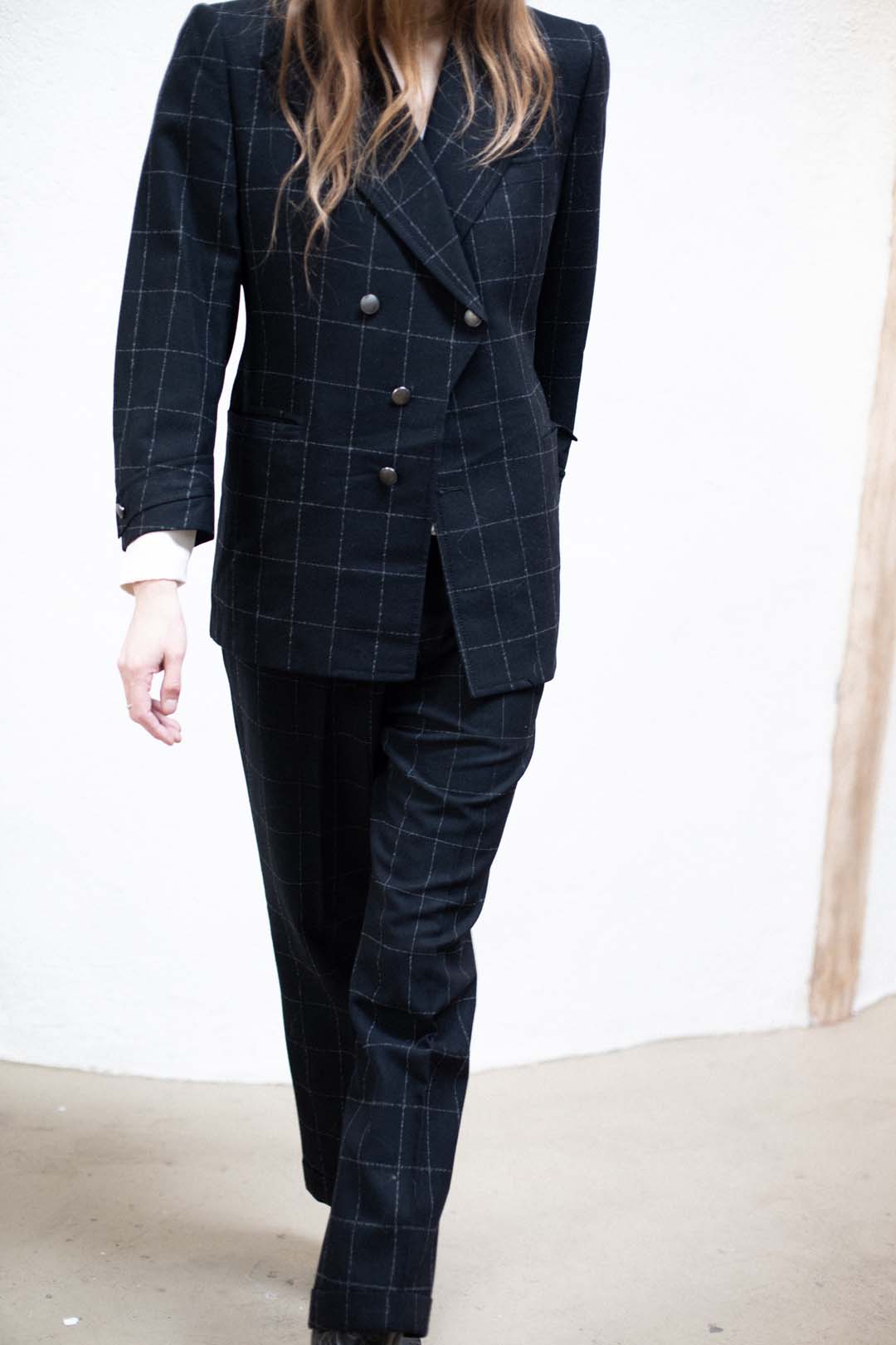 Custom Made Vintage Wool Suit with Pants