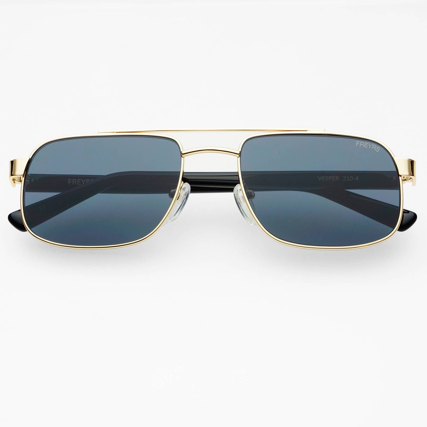 Vesper Unisex Aviator Sunglasses : Gold / Gray