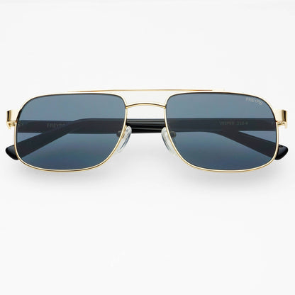 Vesper Unisex Aviator Sunglasses : Gold / Gray